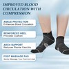 8 Pairs Ankle Running Compression Sock for Men and Women,Cushioned