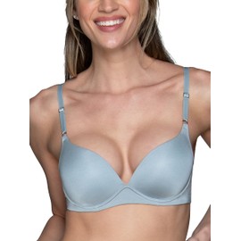 Vanity Fair Ego Boost - Brasier Push up para Mujer (Talla A +1 Taza), Sin Varillas - Mar Niebla, 38C