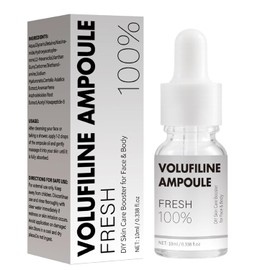 Suero con Volufiline, Aceite puro de Volufiline para rostro, contorno de ojos y piel — Mejora la hidratación y la elasticidad, se puede usar en la rutina diaria de cuidado facial