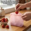 Bolsa Silicona Reutilizable Grado Alimenticio Libre Bpa 2p F
