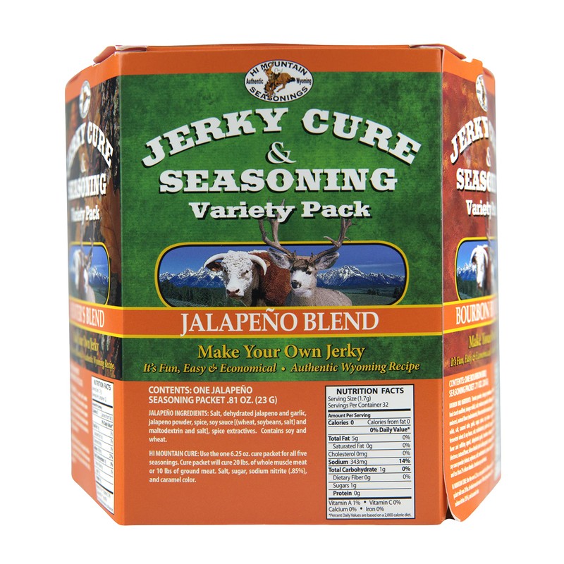 Hi Mountain Jerky Seasoning and Cure Kit | VARIETY PACK