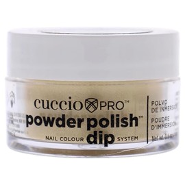 Cuccio Colour Powder Nail Polish - Lacquer For Manicure And Pedicure - Highly Pigmented Powder That Is Finely Milled - Durable Finish With A Flawless Rich Color - Metallic Lemon Gold - 0.5 Oz, (I0097805)