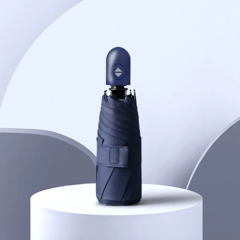Automatic Folding Umbrella for Rain & Sun Protection – Lightweight
