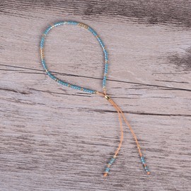 KELITCH Handmade Colorful Beaded Fine Chain Friendship Bracelet Women Beach Bracelet