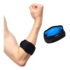 Codera Ajustable Deportiva Compresión Antebrazo Negro Azul