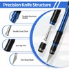 Precision Craft, Hobby, and Exacto Knife Set for Artistic, Scrapbooking,