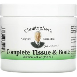 Christopher's Original Formulas Complete Tissue & Bone Ointment, Herbal Topical for Muscle & Joint Support, 4 fl oz
