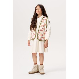 Noppies Girls' Gilet Jonestown Reversible Jumper, Buttercream - P959