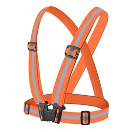 Reflective Vest Running Gear, High Visibility Safety Vest,Adjustable ReflectiveVest for Night Jogging/Biking/Walking/Running (Green)