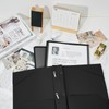 Henoyso 18 Pcs Plastic Folder with Clear Front Pocket and