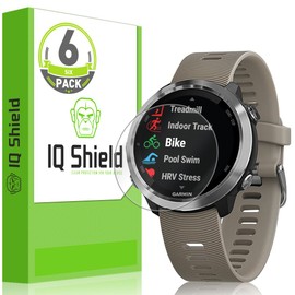 IQShield Screen Protector Compatible with Garmin Forerunner 645 (6-Pack)(Full Coverage) Anti-Bubble Clear TPU Film
