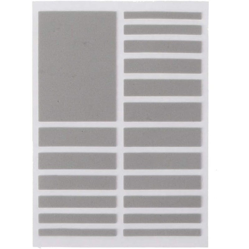 Black Invisible Ring Size Adjuster, 6 Sizes, Jewelry Guard Spacer