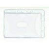 Unbranded 2 Pc ID Card/Badge clear plastic holder with vertical