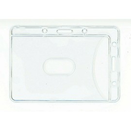 Unbranded  2 Pc ID Card/Badge clear plastic holder with vertical & horizontal orientation