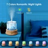 Lecdura Glass Essential Oil Diffuser, 80ML Small Glass Reservoir Natural