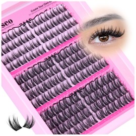 wiwoseo Wispy Lash Clusters Manga Lash Clusters Fairy Eyelash Cluster Eyelash Extensions Anime Clusters Lashes Natural Lash Clusters Spiky Individual Lashes for Beginners DIY at Home (10-14MM)