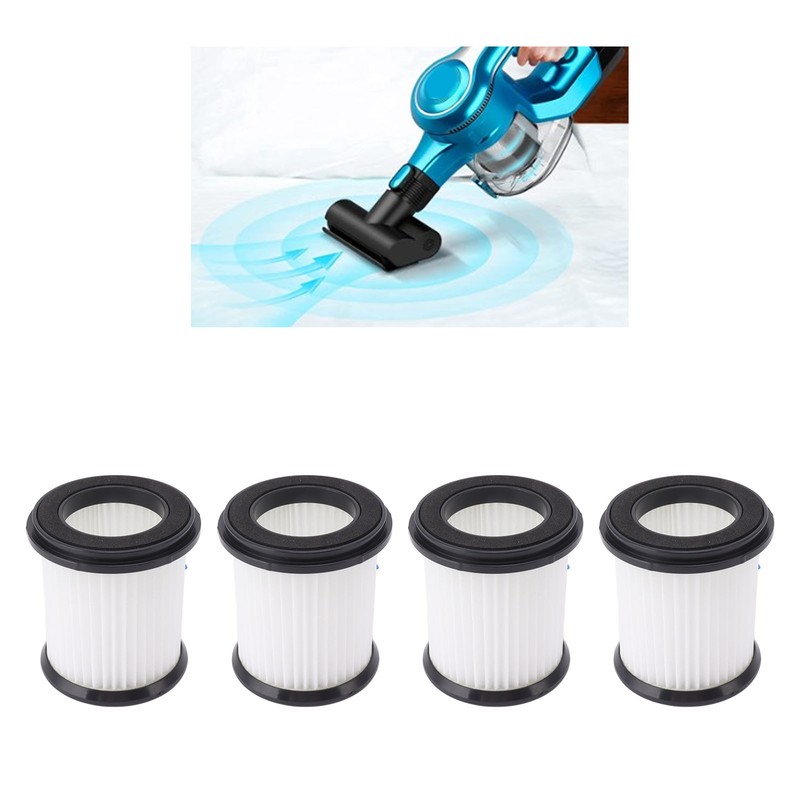 4PCS Vacuum Cleaner Mesh Filters Easily Disassembled Robot Vacuum Replacement