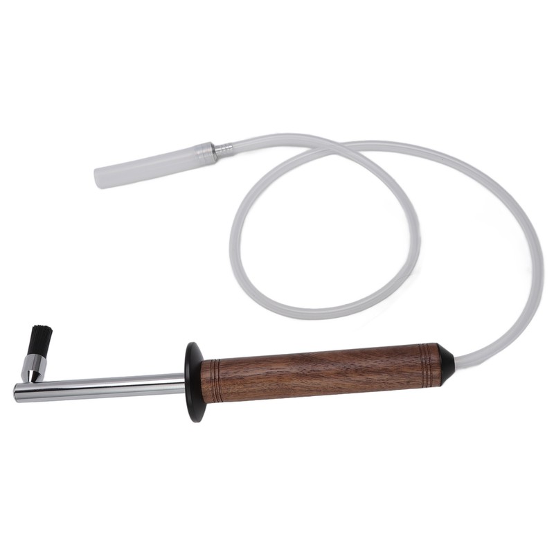 Coffee Machine Cleaning Brush High Temperature Resistance Wood Handle Replaceable