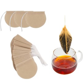 300 Piezas Bolsas de Filtro de Té, Bolsas de Filtro de Café, Bolsas De De Té Vacías De Té De Hierbas Sueltas Con Cordón, Infusor de Té para Té Y Café de Hojas Sueltas, Bolsitas de té vacías