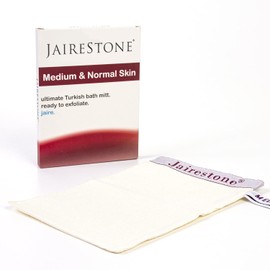 Jairestone Silk Exfoliating Mitt for Body - Deep Body Scrubber & Dead Skin Remover - Premium Kese Glove for Shower & Spray Tan Removal - Effective Exfoliator for Smooth, Glowing Skin