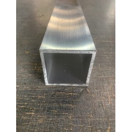 1/8" x 2" x 2" x 18" Aluminum Square Tube, 6061 Aluminum