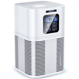 Air Purifiers for Home Large Room 3500 Ft2 with Washable Pre-filter, 3-Stage HEPA Double-Sided Air Purifier, Smart WiFi APP Control, Sleep Mode, PM2.5 Display Air Cleaner for Pets Hair, Dust, Smoke