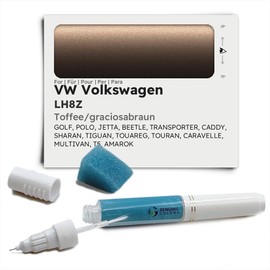 Genuine Colors Paint Pen Toffee Gracio Brown LH8Z for VW Volkswagen Brown Golf Polo Jetta Beetle Transporter Caddy Sharan Tiguan Touareg Touran Caravan Multivan T5 Amarok