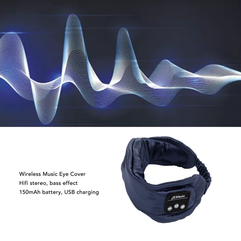 Wireless Music Eye Cover Night Sleep BT Eyeshade Smart Light