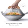 Mammafong Aluminum Wok Dome Cover for 14" Hand Hammered Wok,