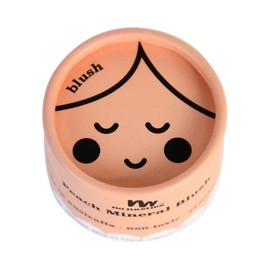 No Nasties Kids Eco Blush Pressed Powder - Peach, 1g