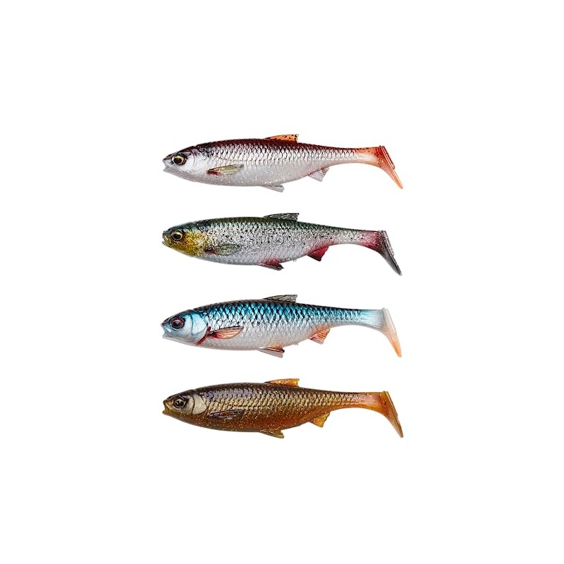 Savage Gear Rubber Shads 3D River Roach - 4 Shads,