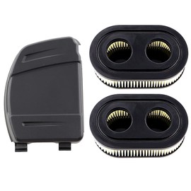 MCHNIC 2 x Air Filter with Air Filter Cover for Briggs & Stratton Engines 550E 575EX 575IS 625EXI 650EXI 675EXI 675IS Replaces 594106 798339 798452 593260 093000 09P0000 Engine 4247 5432 Lawnmower