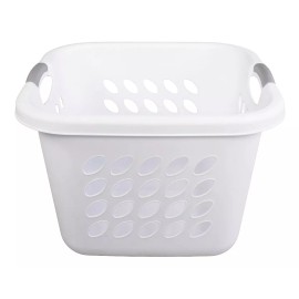 Sterilite Cesto Lavanderia  Plástico Organizador Almacenamiento Blanco