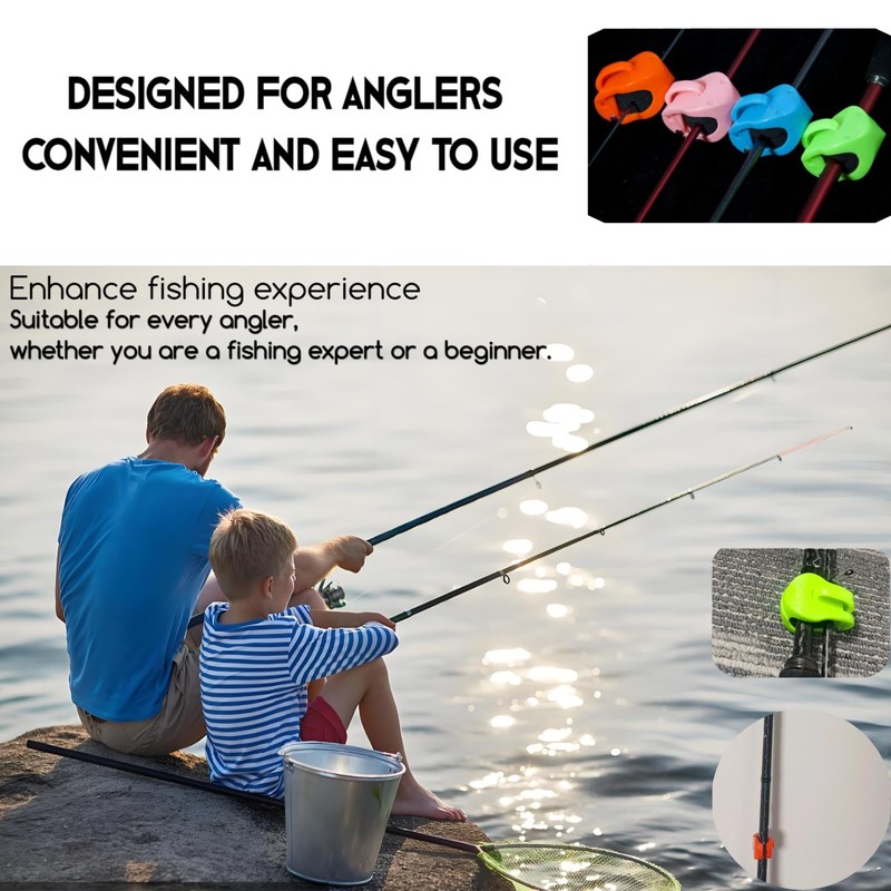 Multifunctional Rod Holder - Portable Takedown Fishing Rod Clips for