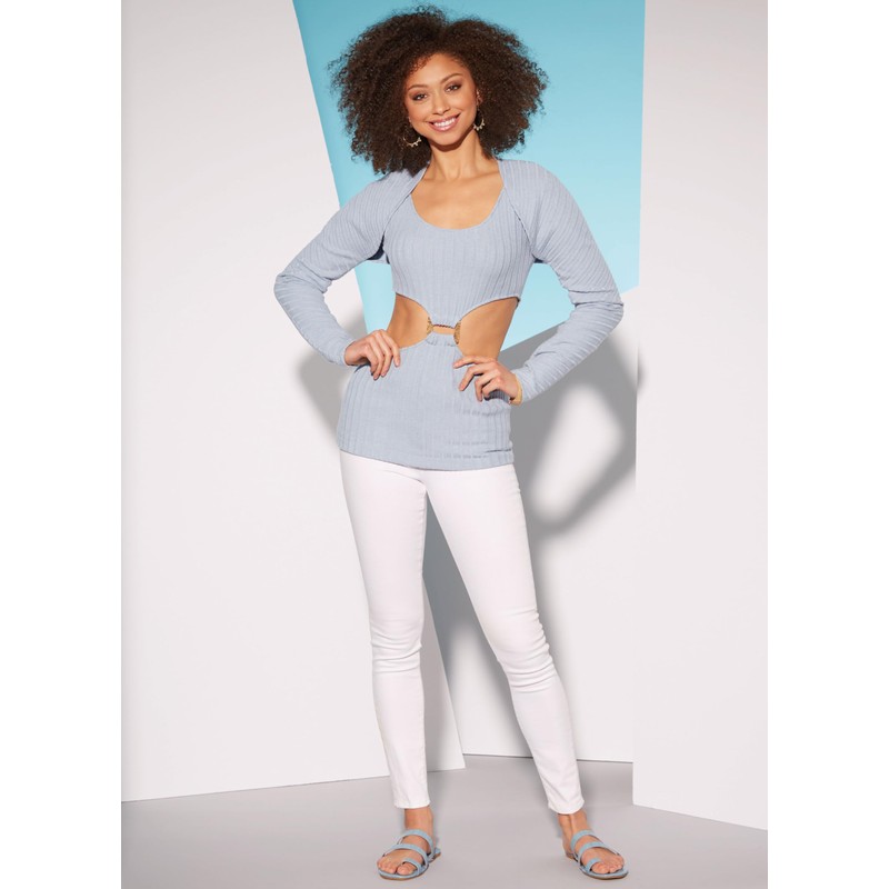 McCall's Misses' Knit Tops and Shrug Sewing Pattern Kit, Design