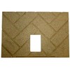 Stove Parts 4 Less Ashley Vermiculite Board with Herringbone Pattern: