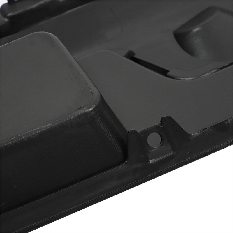 TJHSM Plastic Front Bumper Filler Panel Black with Deputy Decorate