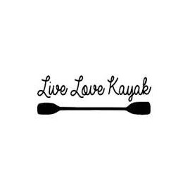 Kayak Kayaking Kayaker Vinyl Decal Sticker|BLACK|Cars Trucks Vans SUV Kayak Canoe Laptops Wall Art|6.5" X 3"|CGS371