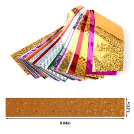 50 Colour Nail Art Transfer Foil Stickers, Mwoot Nail Art Foil Transfer Roll Set, Holographic Nail Transfer Sticker Nail Wraps Transfer Sticker Kit Nail Foil Transfer