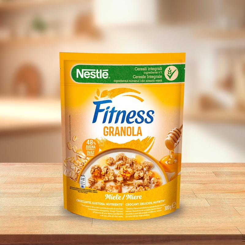FITNESS Granola Miele con Avena e Cereali Integrali 300g