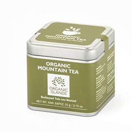 Organic Islands Herbs Greek Mountain Tea Single Cube Tin, 20 g (Pack of 2)