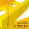 Hanpex 12 Inch Heavy Duty Mitre Box Cuts both 45