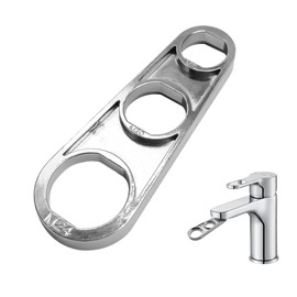 Tap Aerator, Lightweight and Multi-Purpose Faucet Aerator, Removal Wrench Tool, Easy to Install and Maintain for Kitchen Bathroom
