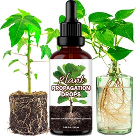 SHUNNIUB Propagation Plant Drops, Prop Solution for Healthier Roots & Care of Struggling Houseplants, 4oz