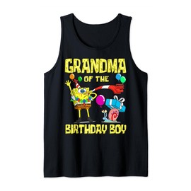 Mademark x SpongeBob SquarePants - SpongeBob Grandma of the Birthday Boy Theme Party Tank Top