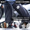 LURNODY A Pair of Thickened Rain Shoe Covers, Overshoes, Waterproof