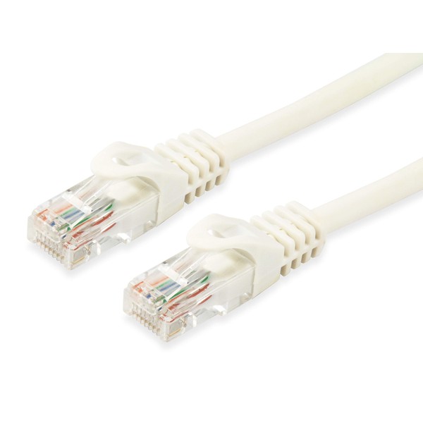 Equip Patch Cable Cat6A U/UTP 2xRJ45 Polybag white White 15,00 Meter