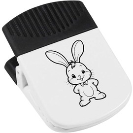 'Happy Bunny Wearing A Bow Tie' Magnetic Clip (CP00039135)