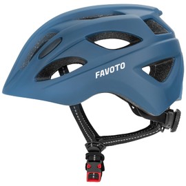 Favoto Blue Kids Bike Helmet - Toddler Helmet CPSC Certified Boys Girls Bike Helmets Children Helmet for Cycling Adjustable Lightweight Helmet Size S (18.9"-21.3")