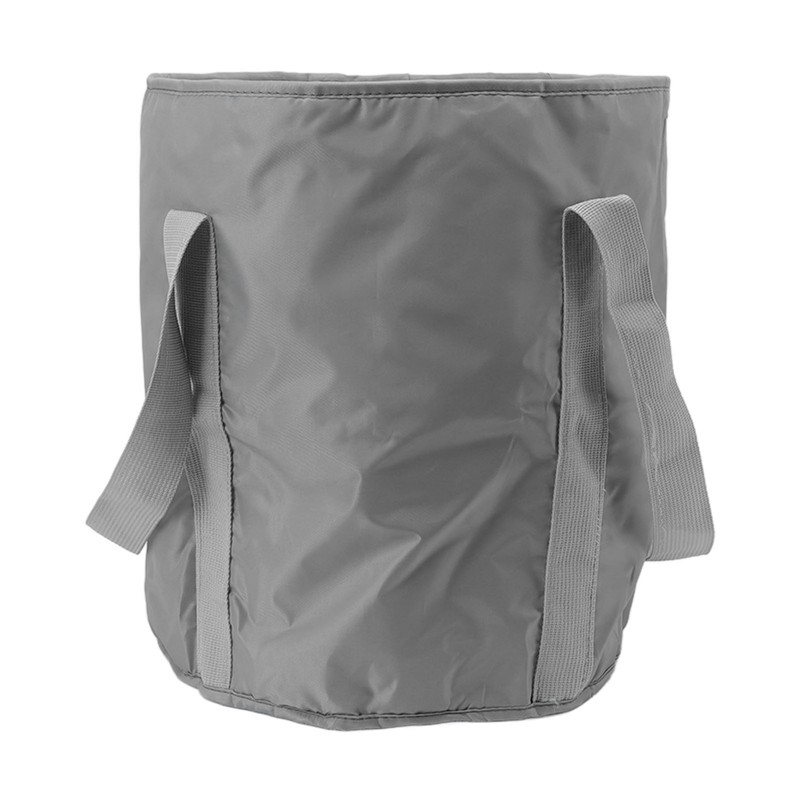 Foldable Foot Tub Polyester Double Layer Collapsible Camping Bucket with